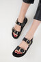 Black Women's Sandals 20516 - 2