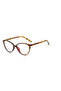 Cateye Leopard Pattern Blue Light Filter Glasses Can Replace Optical Compatible Lenses - 2