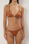 Tarçın Aksesuarlı Üçgen Kaplı Regular Düşük Bel Bikini Takımı TBESS25BT00163 - 5