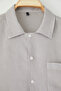 Taş %100 Keten Regular Fit Gömlek TMNSS25GO00056 - 8