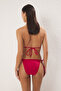 Brazillian Normal Waist Bikini Bottom with Fuchsia Accessories Tbess24Ba00135 - 3