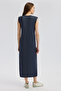 Crew Neck Padded Dress - 4