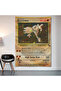 Hitmonlee Pokemon Card Wall Drape Wall Tapestry First Quality Satin Fabric Poster - 2