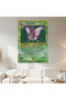 Venomoth Pokemon Card Wall Cloth Wall Tapestry First Quality Satin Fabric Poster