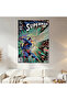 Superman Wall Covering Wall Carpet First Quality Satin Fabric Poster