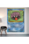Shellder Pokemon Card Wall Drape Wall Tapestry First Quality Satin Fabric Poster - 2
