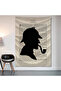 Sherlock Holmes Wall Covering Tapestry First Quality Satin Fabric Poster - 2