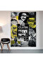 ملصق جداري من قماش الساتان عالي الجودة من The Clash Wall Cloth - 2