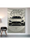 Mercedes Wall Cloth Wall Carpet First Quality Satin Fabric Poster - 2
