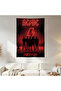 Ac Dc Wall Covering Wall Carpet First Quality Satin Fabric Poster