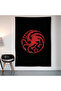 Game of Thrones Targaryen Wall Drape Wall Tapestry First Quality Satin Fabric Poster - 2