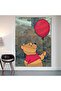 Winnie The Pooh Wall Covering Tapestry First Quality Satin Fabric Poster - 2