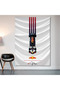 Max Verstappen Wall Covering Wall Tapestry ملصق من قماش الساتان عالي الجودة - 2