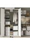 HEMMAFIXARE Storage case, fabric striped/white/grey - 3