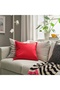 GURLI Red Cushion Cover, 50x50 cm, 100% Cotton (50% Recycled) - IKEA - 2