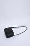 Black Shk22 Single Zipper Front Pocket Adjustable Cross Strap Women's Mini Urban Shoulder Bag L:16 E:20 - 7