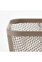 365+ Food Storage Basket 14x14x10 cm – Metal, Durable, Light Grey-Brown, Compact Organizer - 6