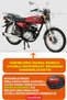 Sport Gray Abush Cga 100I Motorcycle Tarpaulin Engine Cover with Turucan Orange Reflector - 2