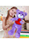 50 cm Plush Cute Teddy Bear with Heart - 3