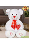 Loving 130 cm Plush Bear – Express Your Love with Double Hearts - 5