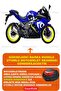 Sport Gray Yuki Taro Gp2 Motorcycle Tarpaulin Engine Cover with Turucan Orange Reflector - 2