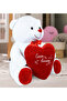 100 cm Sweetheart - Special Big Heart Plush Teddy Bear for Mother - 3