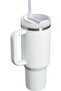 Quencher Thermos Cup with Straw 1.18 Lt, Ice White - 3
