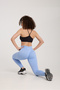 Drop Ruched Hip Shaping Push-Up Sculpting Women's Sports Leggings - 3