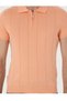 Slim Fit Zipper Knitwear T-Shirt - 4