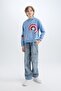 Marvel Avengers Hooded Sweatshirt Boys D4717A8Ns - 2