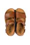 Women's Orthopedic Anatomical Sole Double Strap Velcro Back Buckle Daily Sandals Te - 7