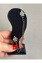 Smoked Zircon Stone Double Single Ear Women's Earrings Zircon Length 11 cm - 4