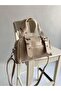 Bogota Model Hand and Women's Shoulder Bag Mink - 2