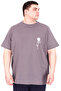 Mode XL Large Size Men's T-Shirt Crew Neck Gorgeous U25022 Smoked