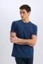 100% Cotton New Regular Fit Crew Neck Basic Plain Short Sleeve T-Shirt V7699Az25Sp - 3
