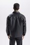 Water Repellent Jacket Coats Oversize Wide Fit Shirt Collar with Zipper Pockets Y4461Az25Sp - 7