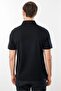 Men's Polo Neck Mercerized T-Shirt Black - 4