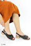 Women's Genuine Leather Flat Heeled Classic Summer Sandals M24/Ys1340 - 3