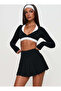 Diver Fabric Shorts Skirt - 4