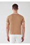Alfriston Camel Color Stripe Detailed Knitwear - 5