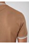 Alfriston Camel Color Stripe Detailed Knitwear - 6