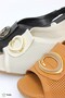 Women's Genuine Leather Flat Heeled Classic Summer Sandals M24/Ys1340 - 7