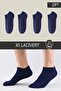 6 Pairs Women Men Unisex Navy Blue Booties Socks Ankle Length 6 Pieces - 2
