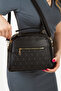 Women's Cross Strap Hand and Shoulder Bag