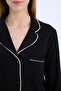 Pajama Sets Long Sleeve Top Stretchy Waisted Long Bottom-Fall in Love D6846Ax25Sp - 5
