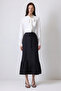 Pleated Skirt with Elastic Waist - 2