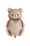 Retro Brown Bear Birthday Set Balloon with Ribbon Brown Heart Balloon Kraft Happy Banner 7 Years Old - 3