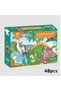 Toy puzzle jigsaw 48PCS -99183