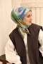 وشاح حريري بنمط أكريليك من أوليندا