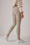 Corded Fabric Leggings - 3
